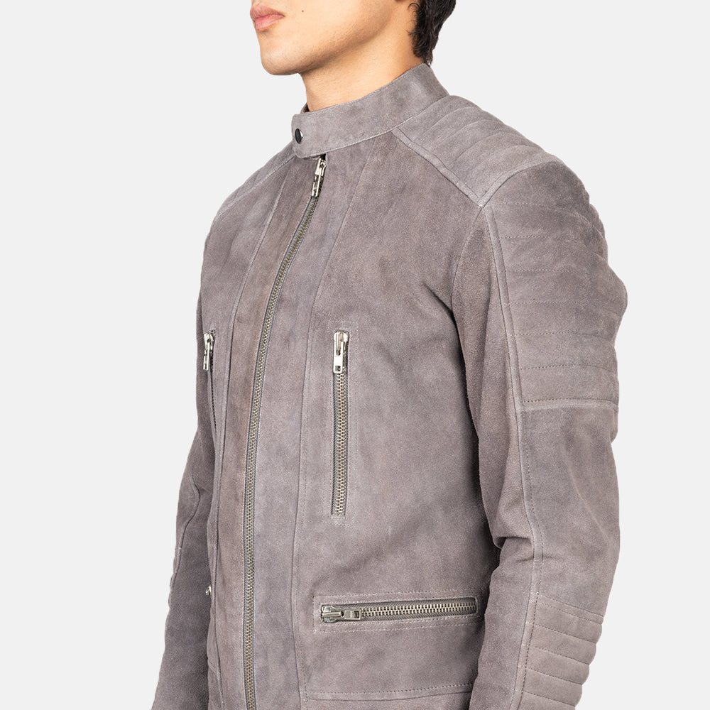 Damian Veste Motard en Cuir pour Homme – Vue produit alternative 6