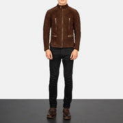 Damian Veste Motard en Cuir pour Homme – Vue produit alternative 3