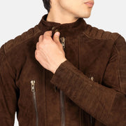 Damian Veste Motard en Cuir pour Homme – Vue produit alternative 6