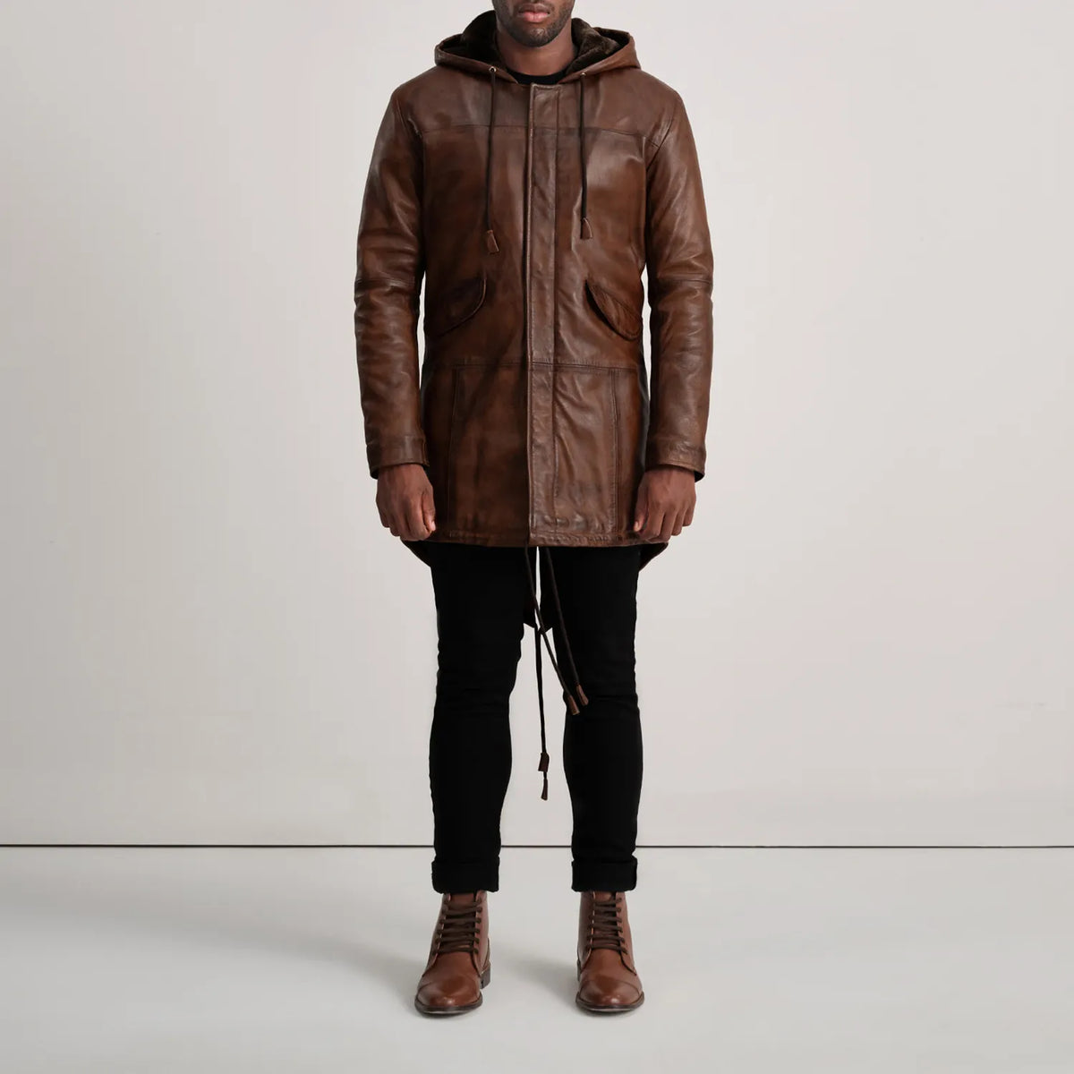 
Delvin Veste en Cuir pour Homme – alternate product view 3