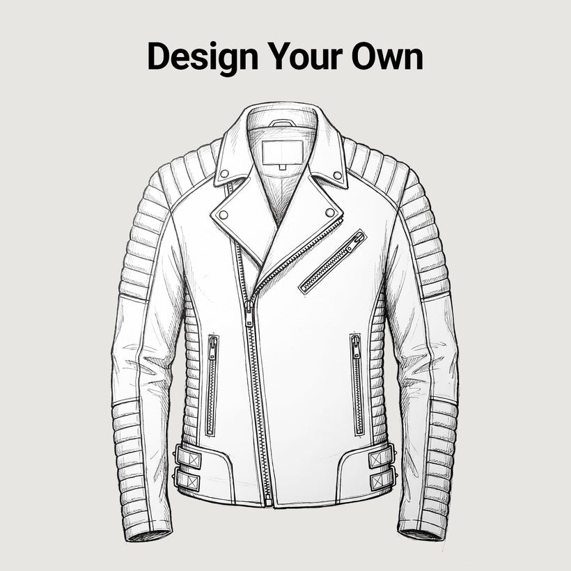 Design Your Own Veste en Cuir pour Femme