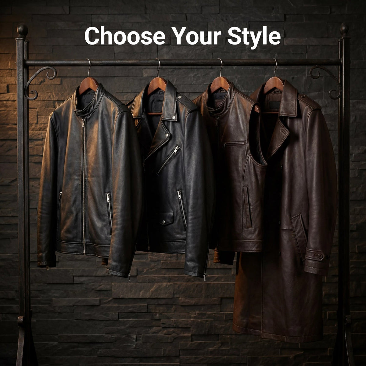 Design Your Custom Leather Jacket | Free Shipping &amp; Alteration - Vue de profil avec coupe de manche ergonomique