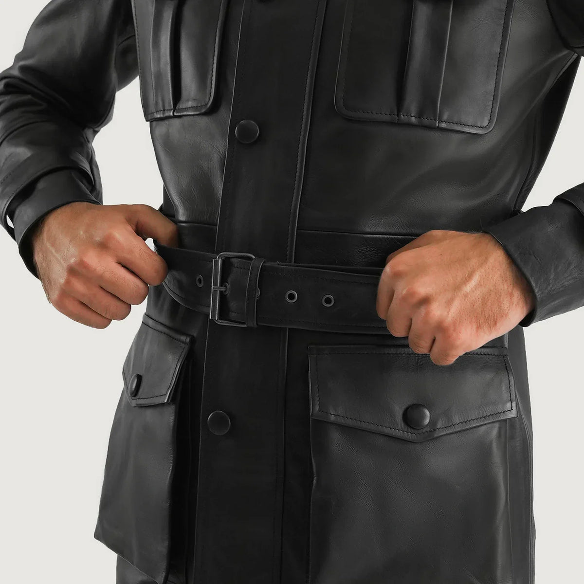 Vue intérieure Showing Quilted Polyester Lining &amp; Deux poches intérieures