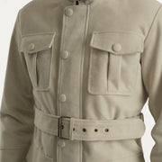 Vue intérieure Showing Quilted Polyester Lining &amp; Deux poches intérieures