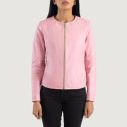 
Elixir Collarless Veste en Cuir pour Femme – alternate product view 4