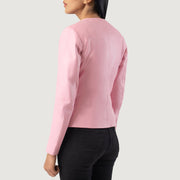 
Elixir Collarless Veste en Cuir pour Femme – alternate product view 5