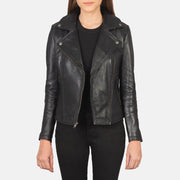 Flashback Veste Motard en Cuir pour Femme – Vue produit alternative 2