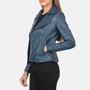 Flashback Veste Motard en Cuir pour Femme – Vue produit alternative 4
