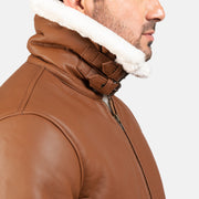 
Francis B-3 Noir Blouson Bombardier en Cuir pour Homme – alternate product view 6