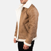 
Francis B-3 Noir Blouson Bombardier en Cuir pour Homme – alternate product view 2