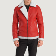 
Francis B-3 Noir Blouson Bombardier en Cuir pour Homme – alternate product view 4