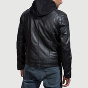 Authentic Cowhide Leather Grain Texture &amp; Heavy-Duty Seam Stitching Detail