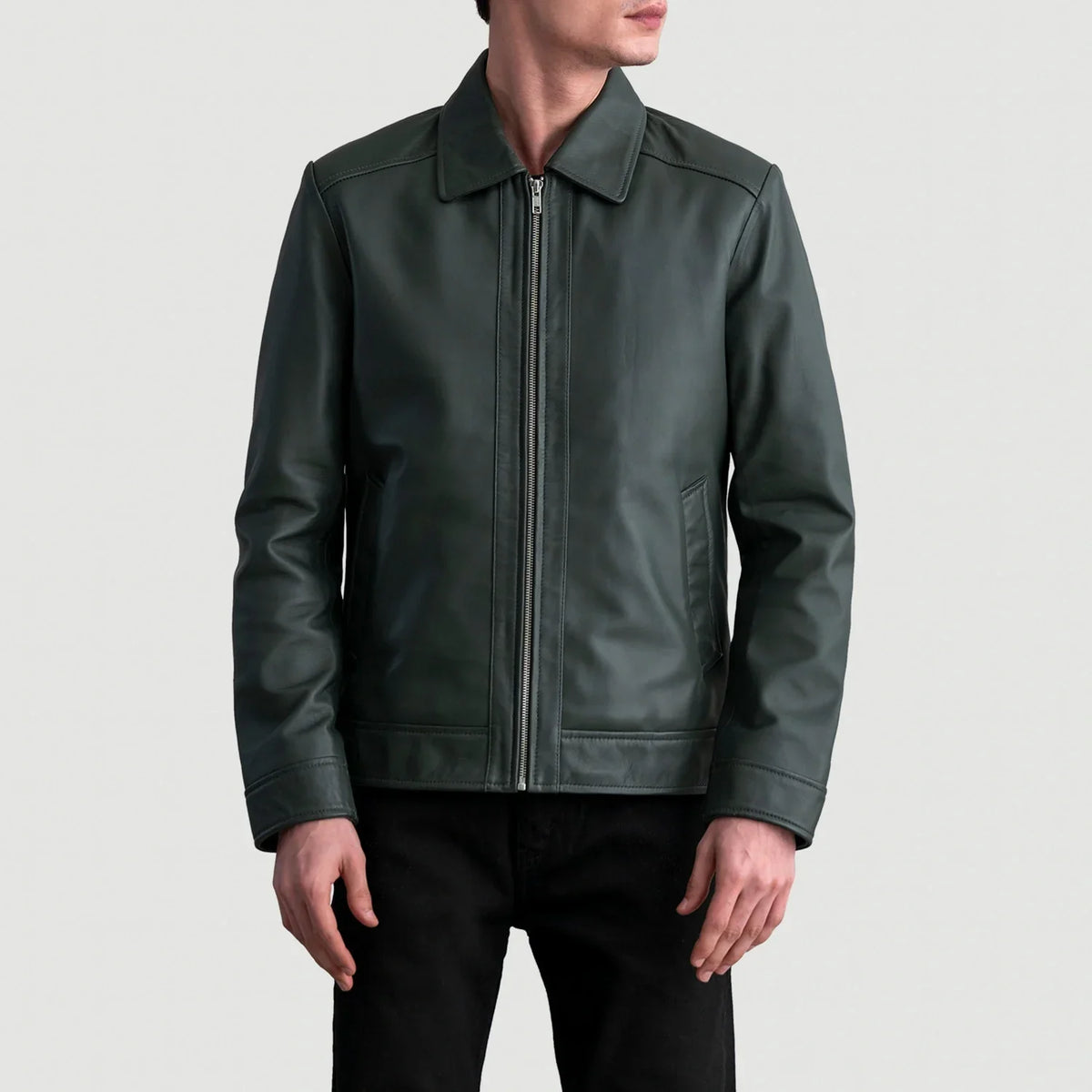 Inferno Leather Brown Jacket – Vue produit alternative 3
