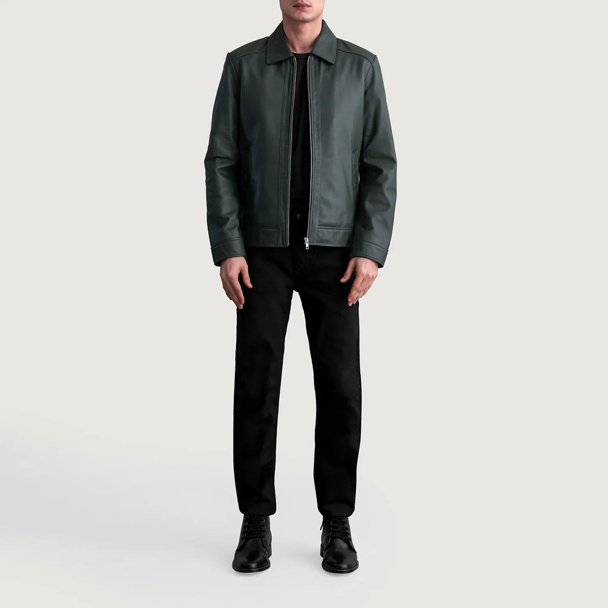 Inferno Leather Brown Jacket – Vue produit alternative 4