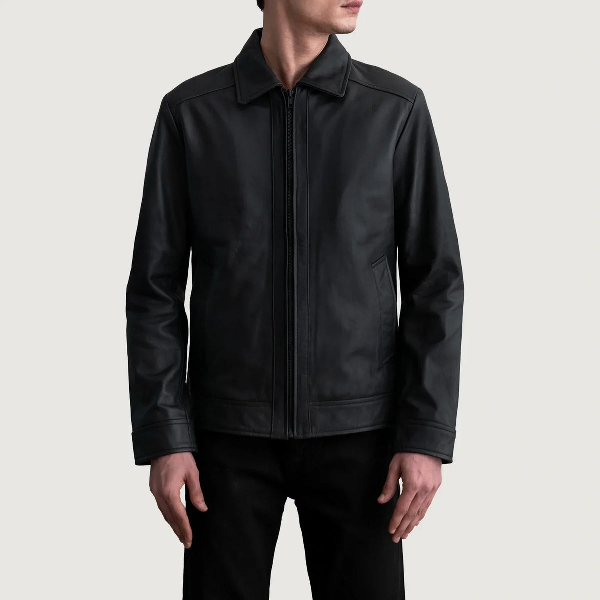 Inferno Leather Brown Jacket – Vue produit alternative 3