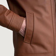 Inferno Leather Brown Jacket – Vue produit alternative 5