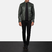 Ionic Veste Motard en Cuir pour Homme – Vue produit alternative 4