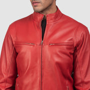 Ionic Veste Motard en Cuir pour Homme – Vue produit alternative 5