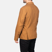 Authentic Poly-Cotton Grain Texture &amp; Heavy-Duty Seam Stitching Detail