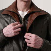 Klen Veste en Cuir pour Homme – Vue produit alternative 6