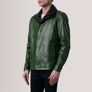 Klen Veste en Cuir pour Homme – Vue produit alternative 3