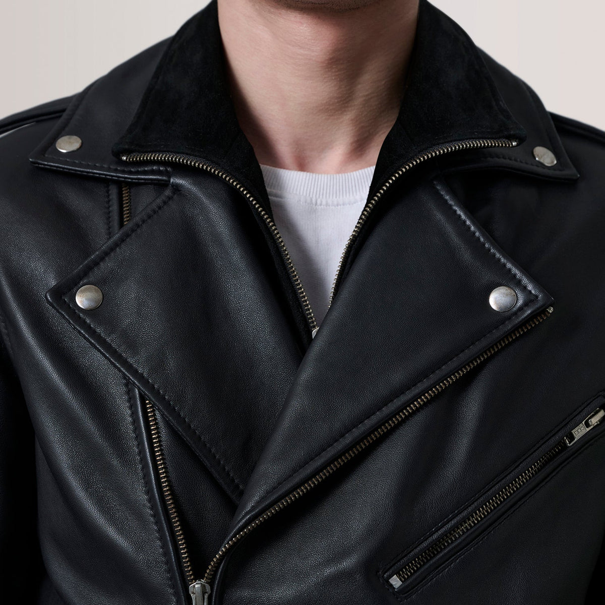 Vue intérieure Showing Quilted Polyester Lining &amp; Deux poches intérieures