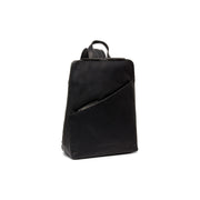 Amanda Full-Grain Leather Backpack pour Femme in Classic 100% Full-Grain Leather - Full Exterior Front Profile View | Acheter en ligne