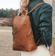 Amanda Full-Grain Leather Backpack pour Femme – Vue produit alternative 2