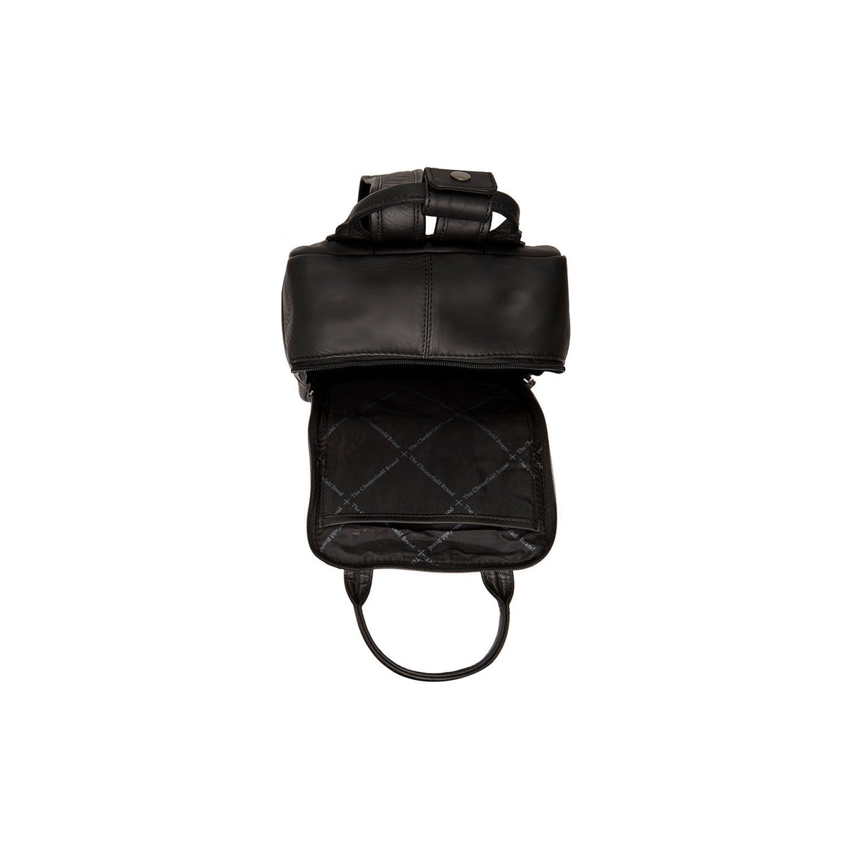Solid Antique Brass Hardware &amp; Heavy-Duty Dual Zipper Detail on Bellary Full-Grain Leather Backpack pour Femme