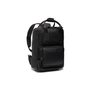 Bellary Full-Grain Leather Backpack pour Femme in Classic 100% Full-Grain Leather - Full Exterior Front Profile View | Acheter en ligne