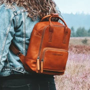 Bellary Full-Grain Leather Backpack pour Femme – Vue produit alternative 2