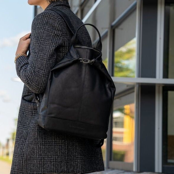 Manchester Full-Grain Leather Backpack pour Femme