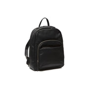 Santana Full-Grain Leather Backpack pour Femme in Tan 100% Full-Grain Leather - Full Exterior Front Profile View | Acheter en ligne