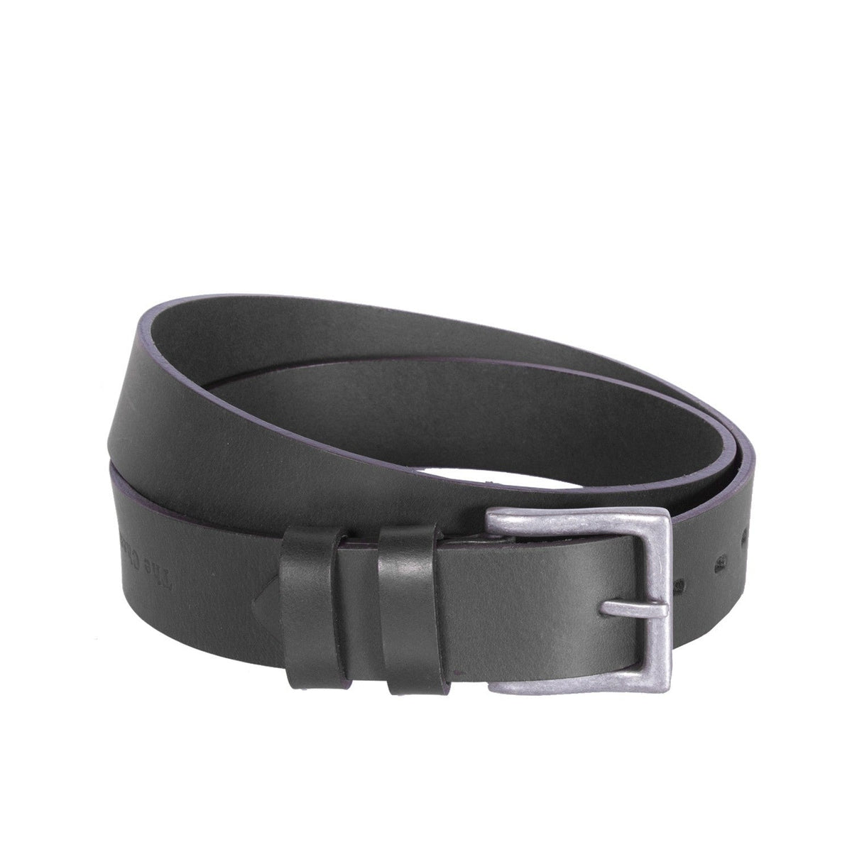 Brandon Full-Grain Ceinture en Cuir pour Homme in Classic 100% Full-Grain Leather - Full Exterior Front Profile View | Acheter en ligne