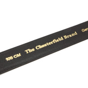 Manovo Full-Grain Ceinture en Cuir pour Homme - Structured Side Profile Showing Gusset Depth &amp; Expansion Capacity