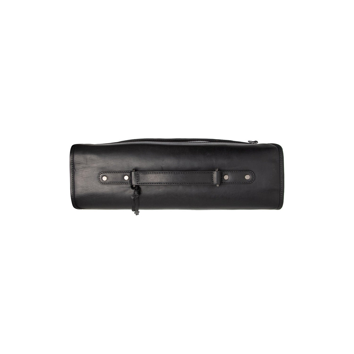 
Glenwood Cuir Pleine Fleur Briefcase pour Homme - Profil latéral structuré montrant la profondeur du soufflet