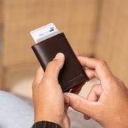 Palma Full-Grain Leather Card Holder pour Femme – Vue produit alternative 2