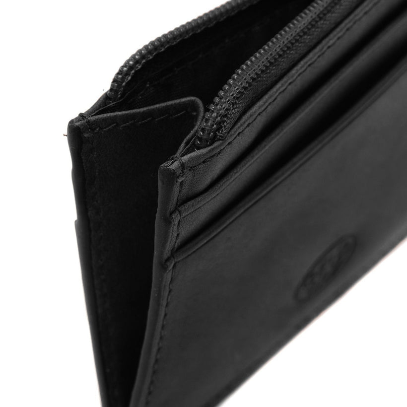 Leather Card Wallet pour Femme