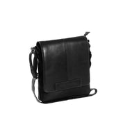 Bodin Full-Grain Leather Crossbody Bag pour Femme in Classic 100% Full-Grain Leather - Full Exterior Front Profile View | Acheter en ligne