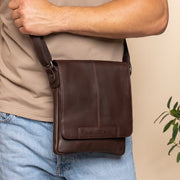 Bodin Full-Grain Leather Crossbody Bag pour Femme – Vue produit alternative 2
