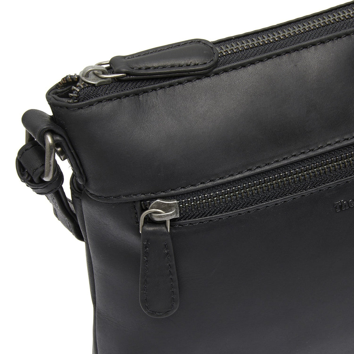 Classic 100% Full-Grain leather Bag - Rear Perspective Showing Reinforced Leather Straps &amp; Stitching