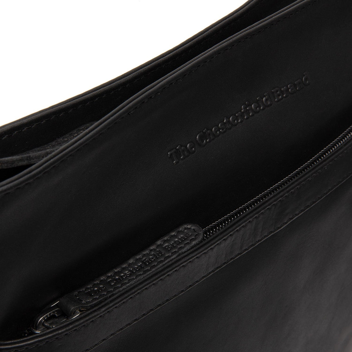 
Classic 100% Full-Grain leather Bag - Perspective arrière montrant les bretelles en cuir renforcées