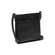 Navene Full-Grain Leather Crossbody Bag pour Femme in Classic 100% Full-Grain Leather - Full Exterior Front Profile View | Acheter en ligne