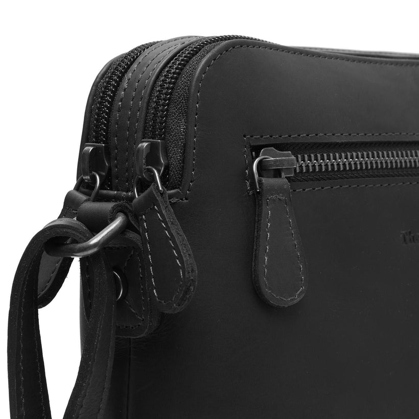 Nebraska Full-Grain Leather Crossbody Bag pour Femme