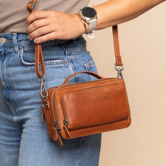 
Rovon Sac besace en cuir pleine fleur – alternate product view 2