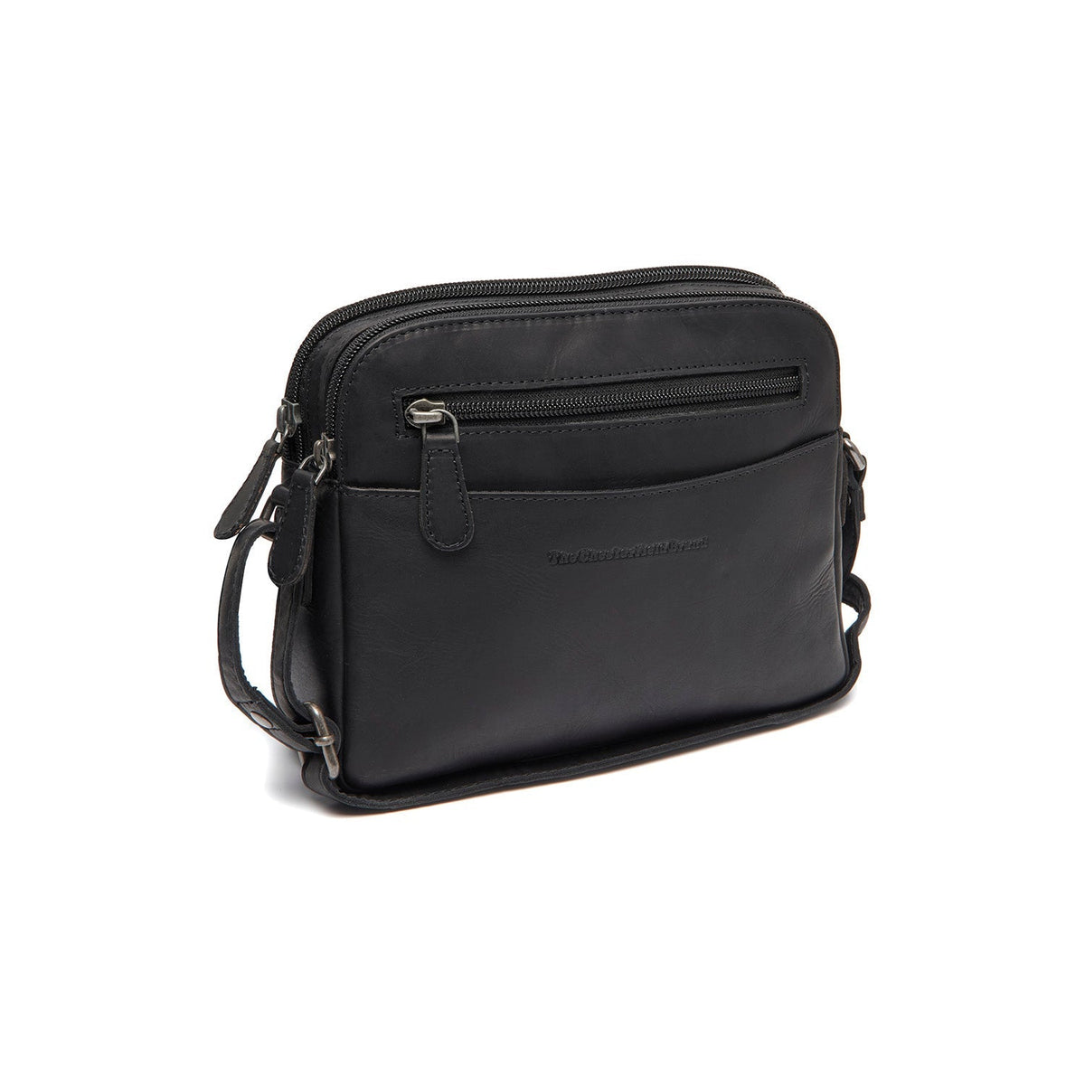 
Vionne Sac besace en cuir pleine fleur - Full Exterior Vue de face & silhouette ajustée | Acheter en ligne