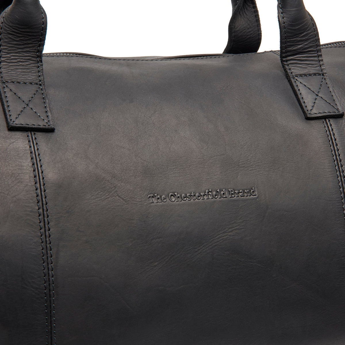 Vue détaillée of Classic Collar &amp; Heavy-Duty Zipper Hardware on Leather Garment Bag Finlay pour Femme