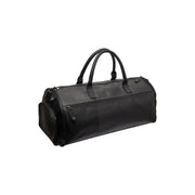 Tailored Rib Cuffs &amp; Hem Craftsmanship Construction Detail on Leather Garment Bag Finlay pour Femme