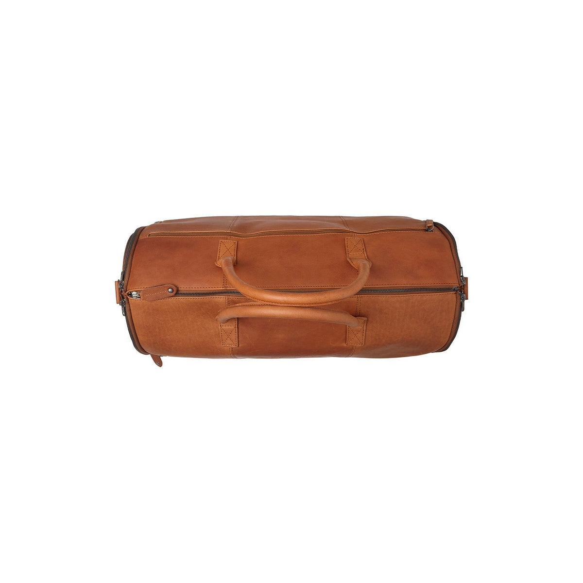 Cognac Leather Garment Bag Finlay pour Femme, detail view 3