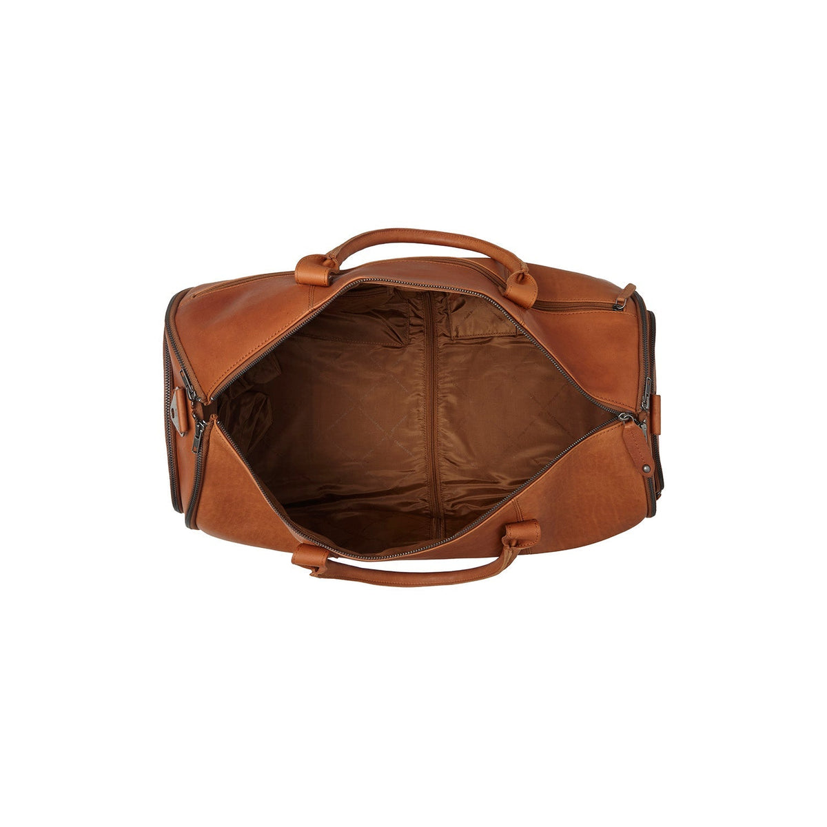 Cognac Leather Garment Bag Finlay pour Femme, detail view 4